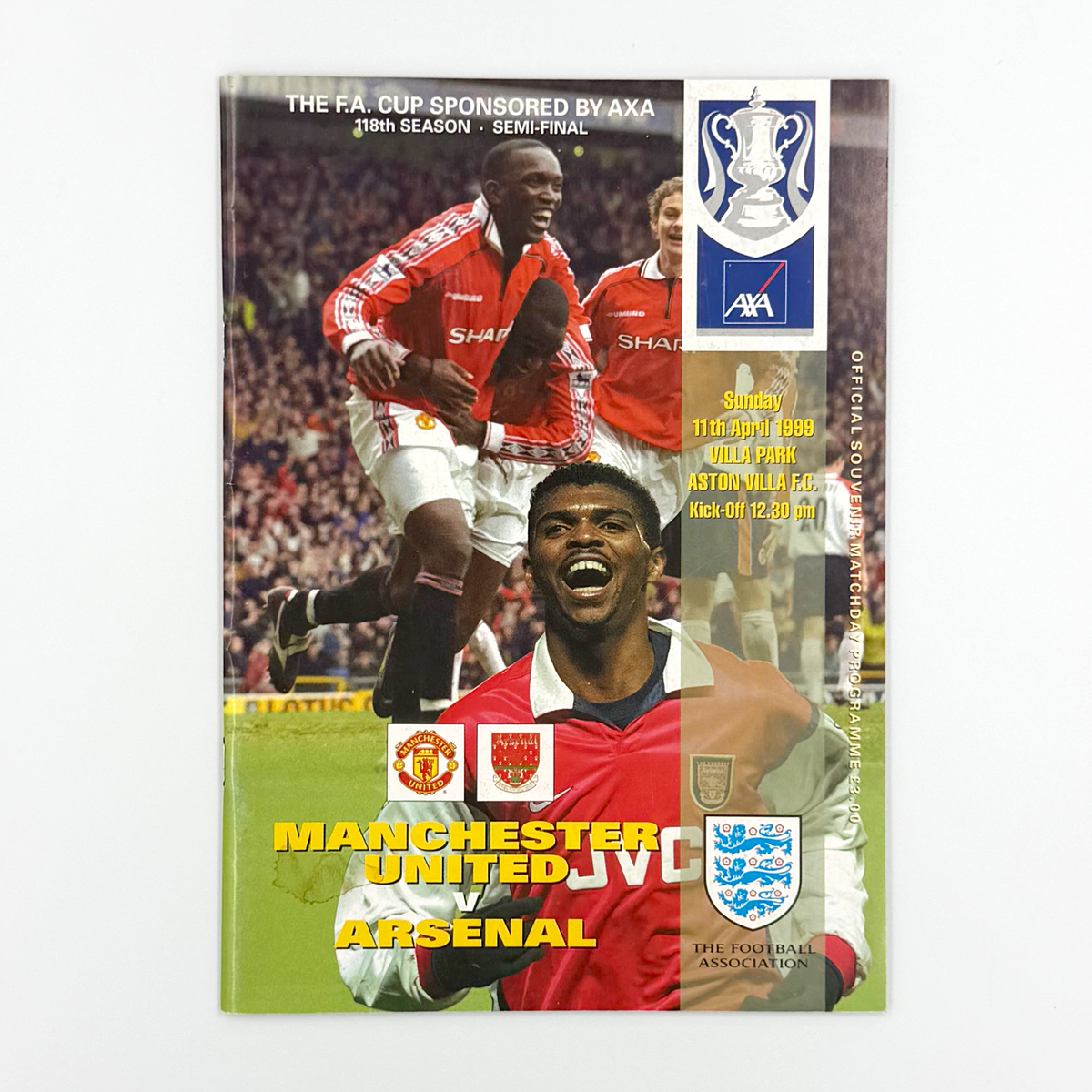 Manchester United vs Arsenal, FA Cup Semi-Final Programme (11 April 1999)