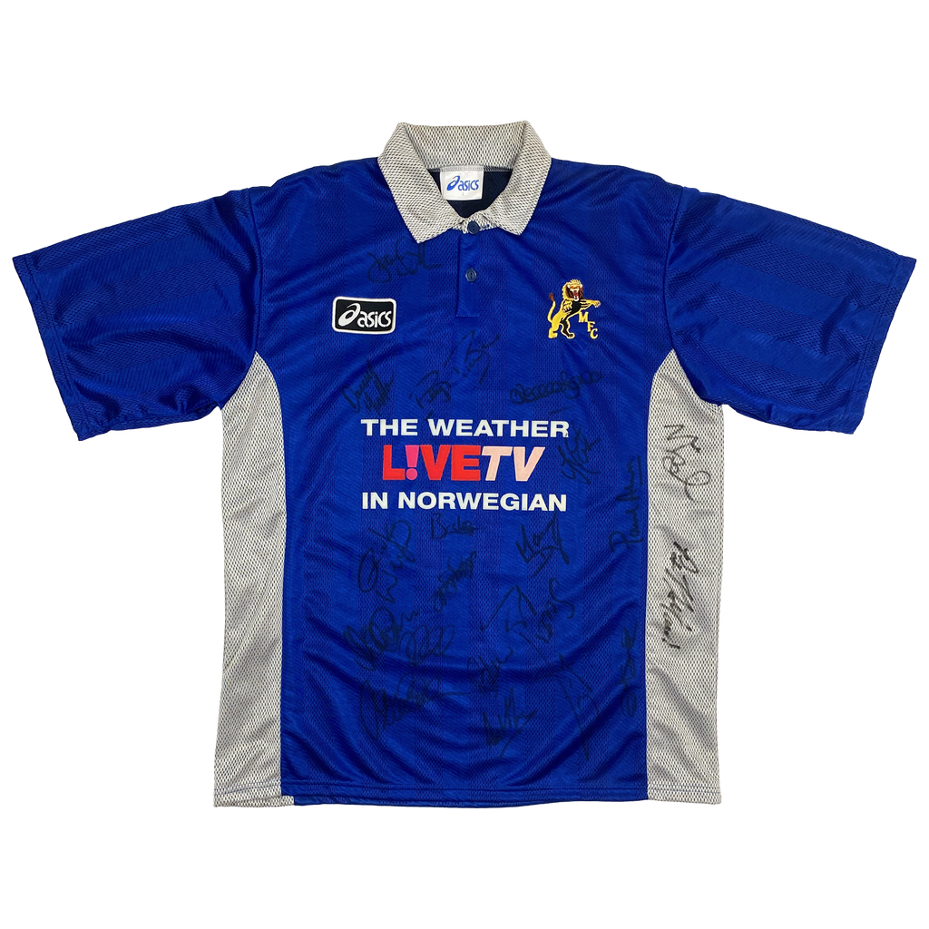 Signed Millwall Home Shirt (1997-99) | Large