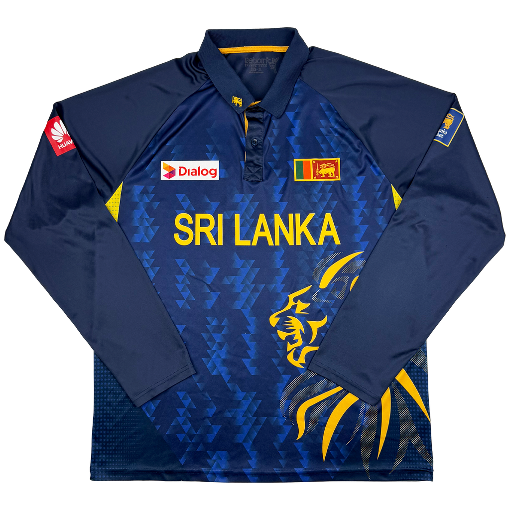 Sri Lanka Long-Sleeve Cricket Shirt (2018) | Extra Large