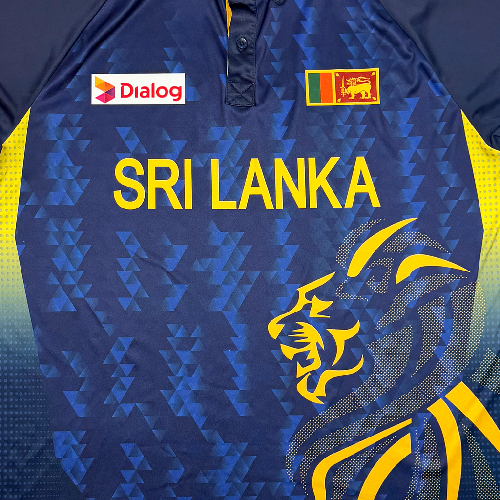 Sri Lanka Long-Sleeve Cricket Shirt (2018) | Extra Large