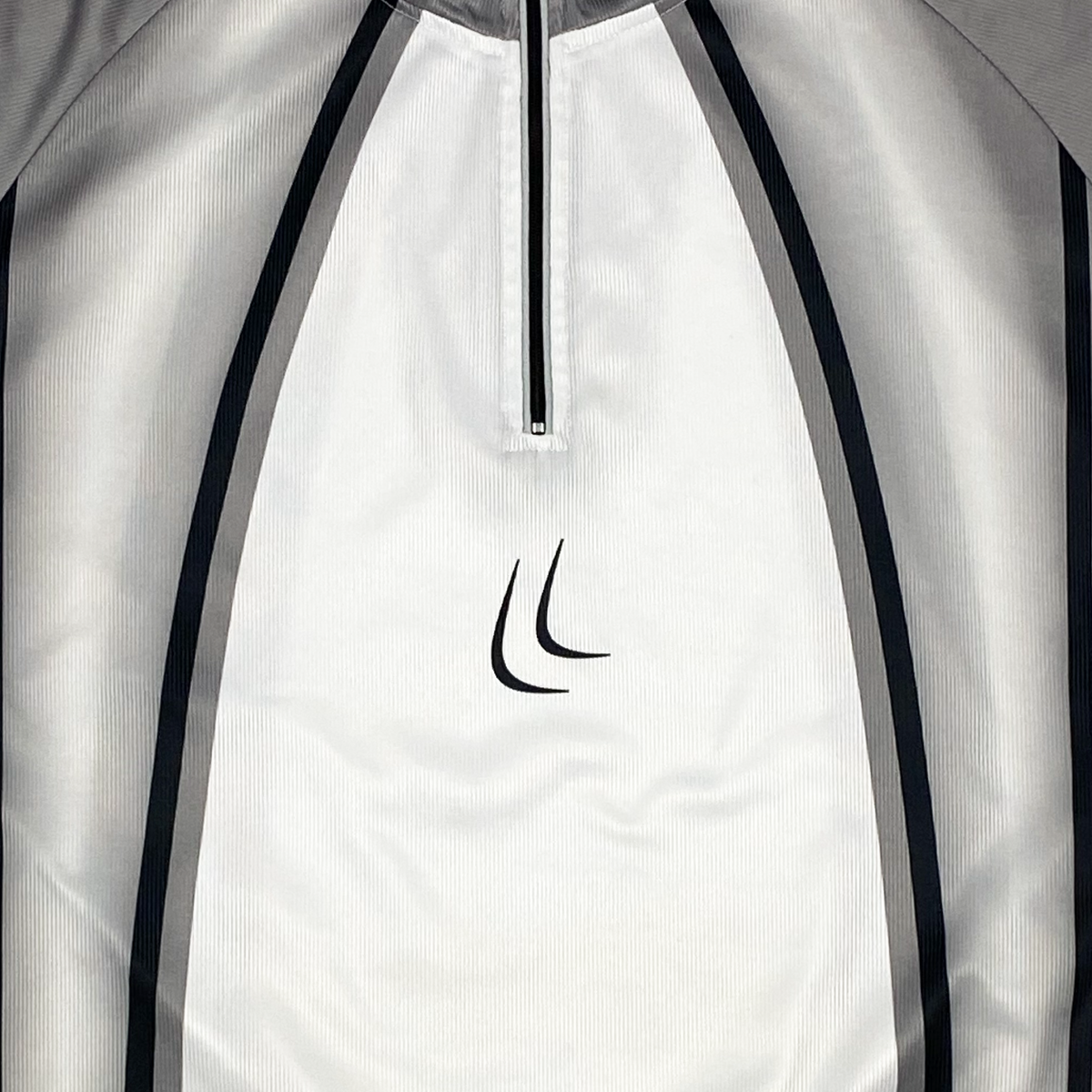 White & Grey Cycling Jersey | Large