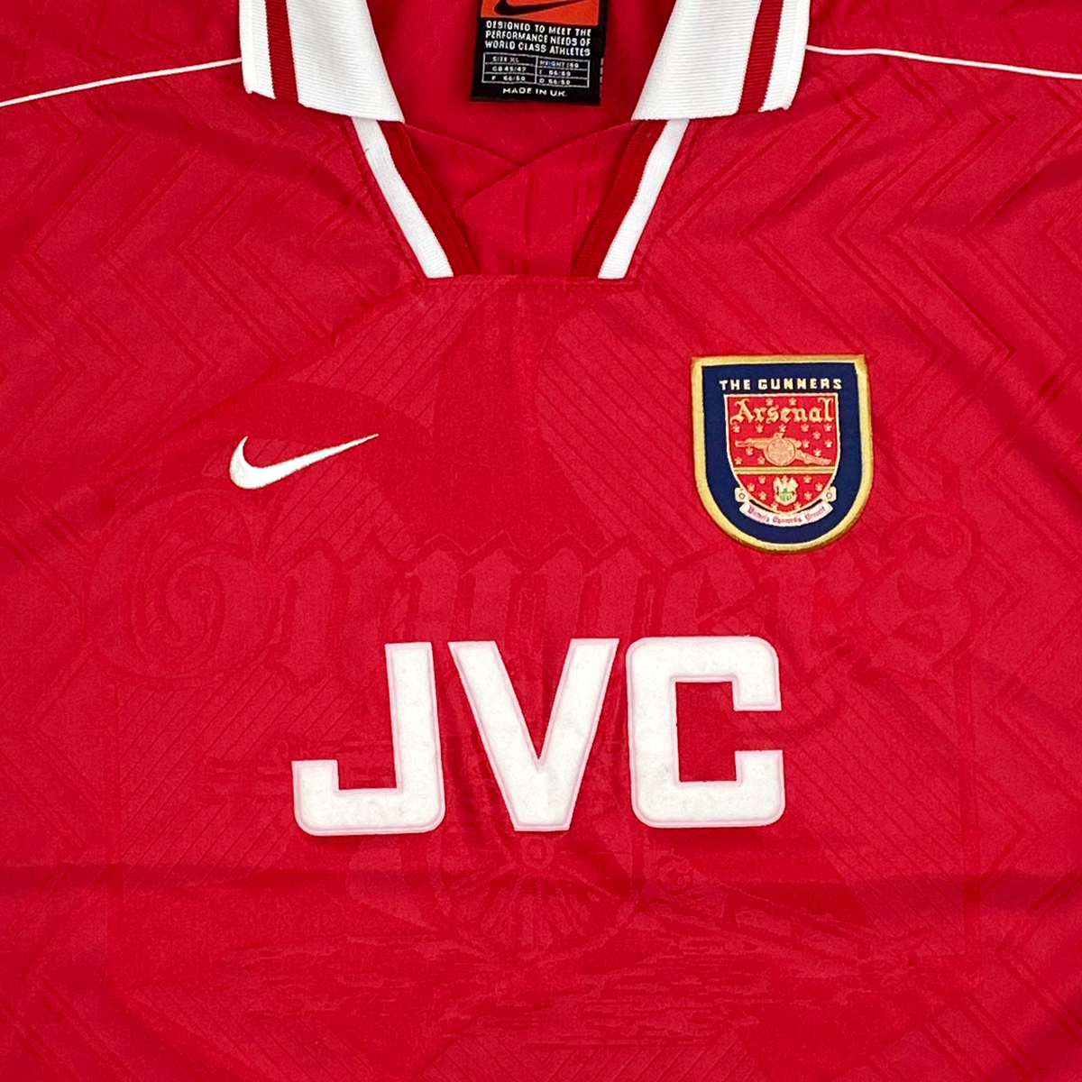 Arsenal Home Shirt (1996-98) | Extra Large