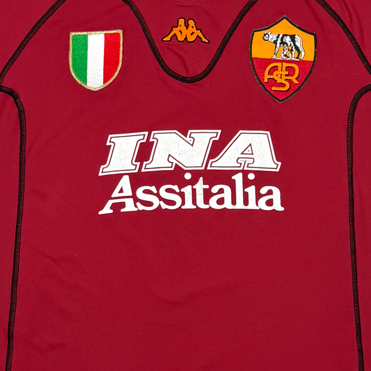 AS Roma Home Shirt (2001-02) | Large