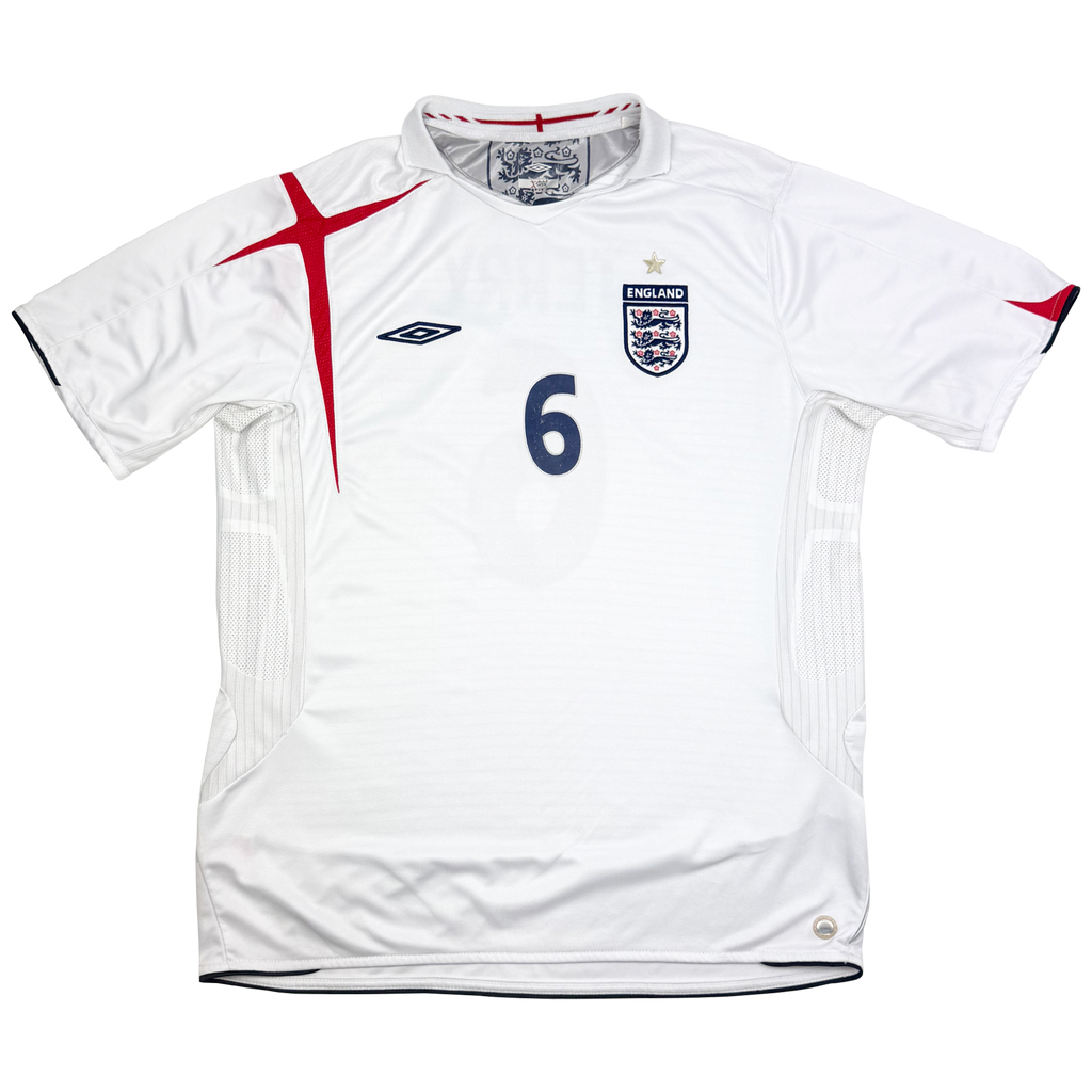 England Home Shirt (2006) - Terry 6 | Extra Large