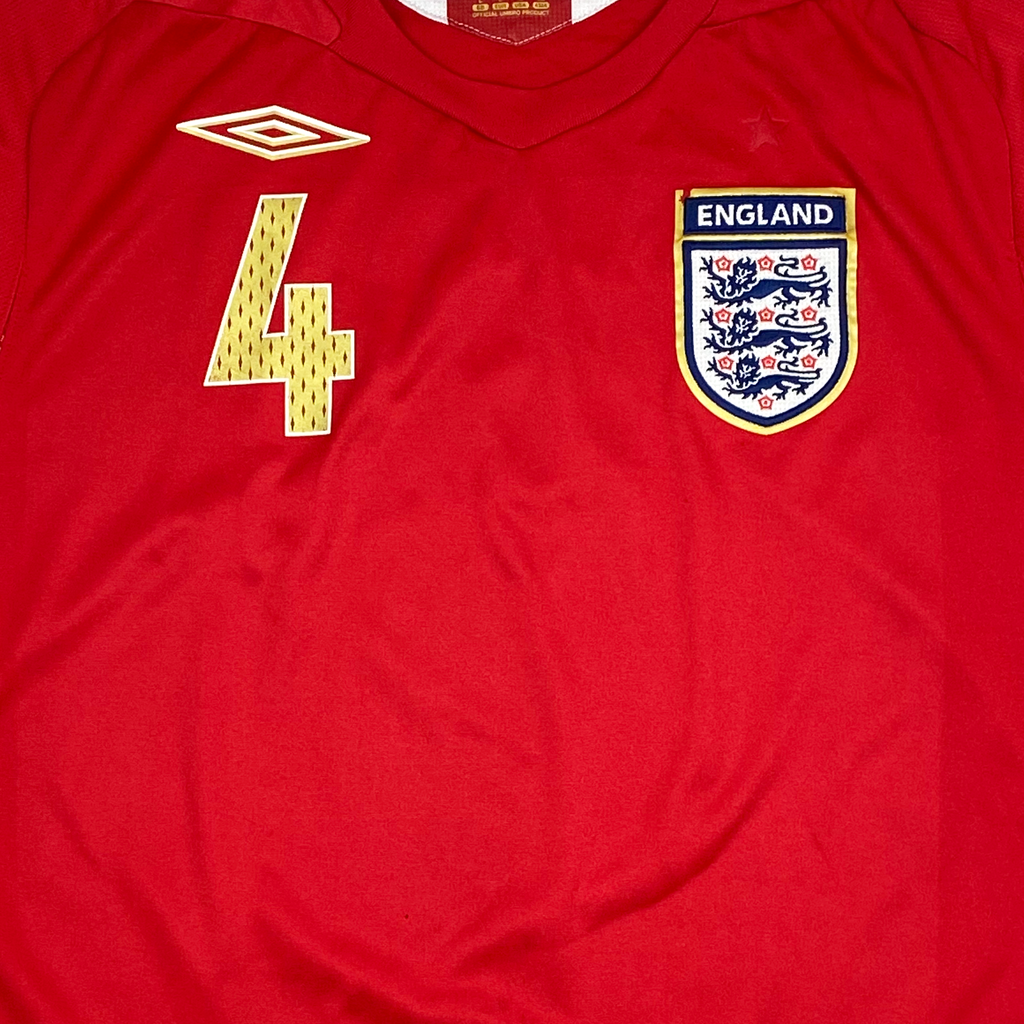 England Away Shirt (2006) - Gerrard 4 | Large