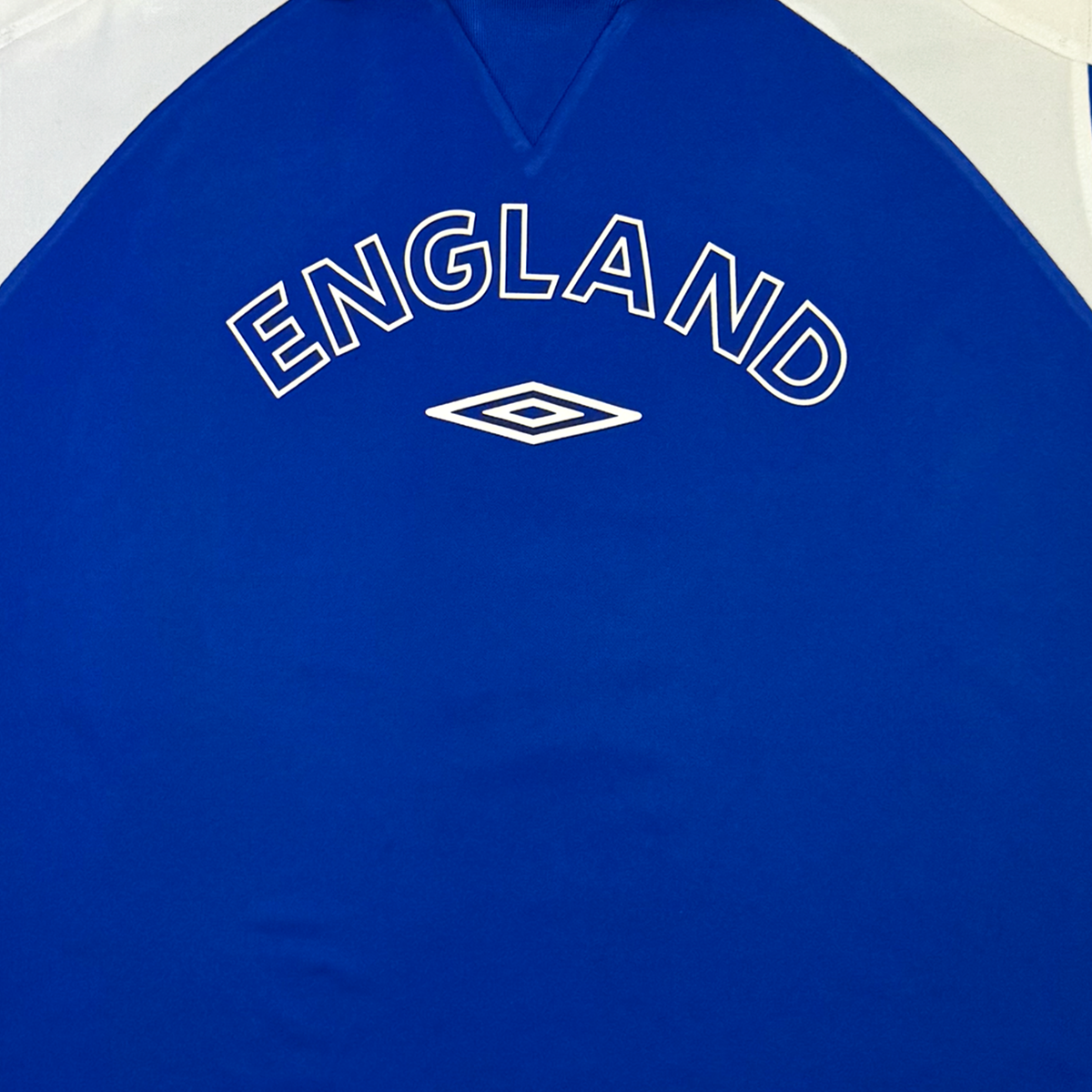 England Blue and White Training Shirt (2006) | Large