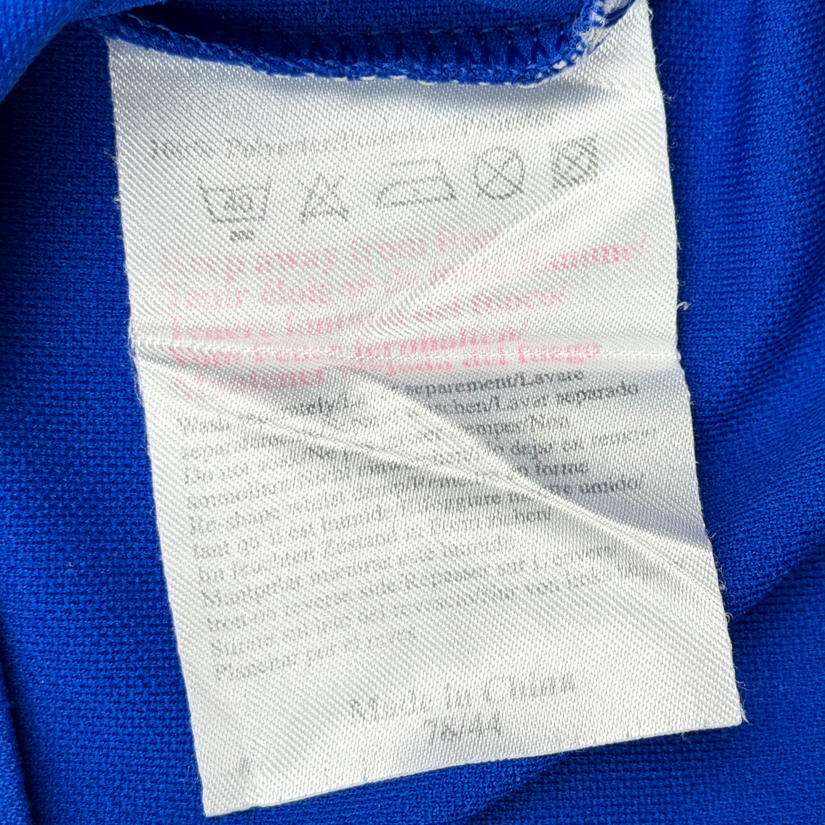 England Blue and White Training Shirt (2006) | Large