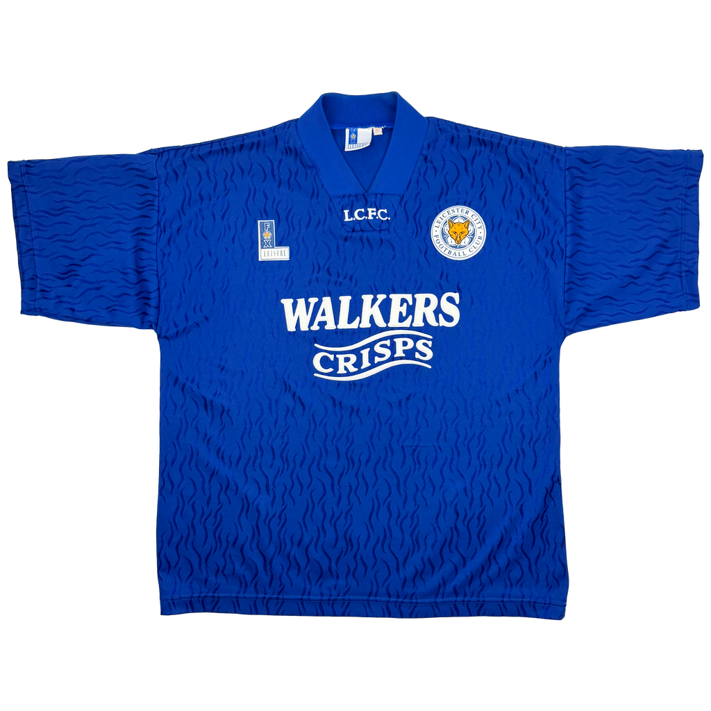 Leicester City Home Shirt (1992-94) | Large