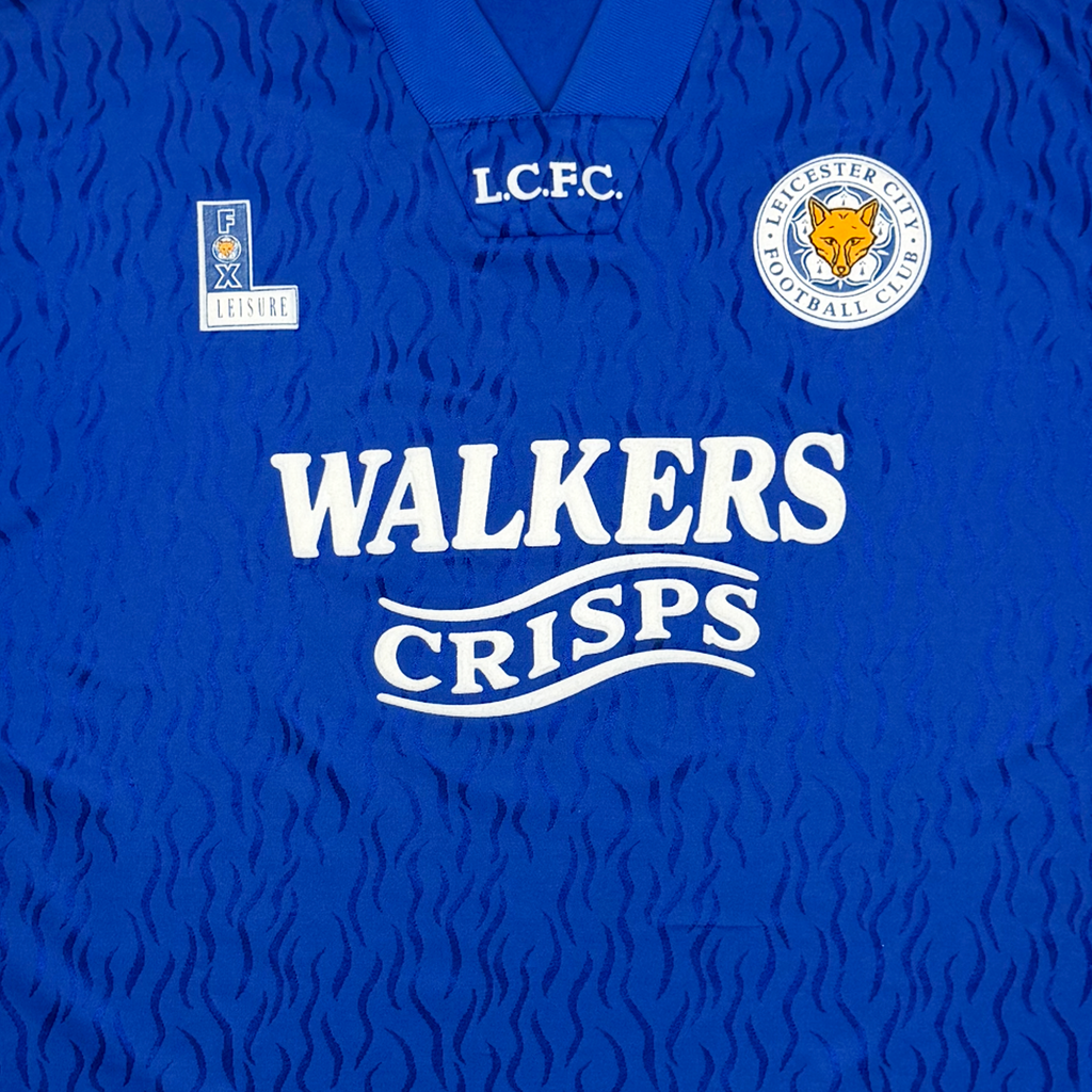 Leicester City Home Shirt (1992-94) | Large