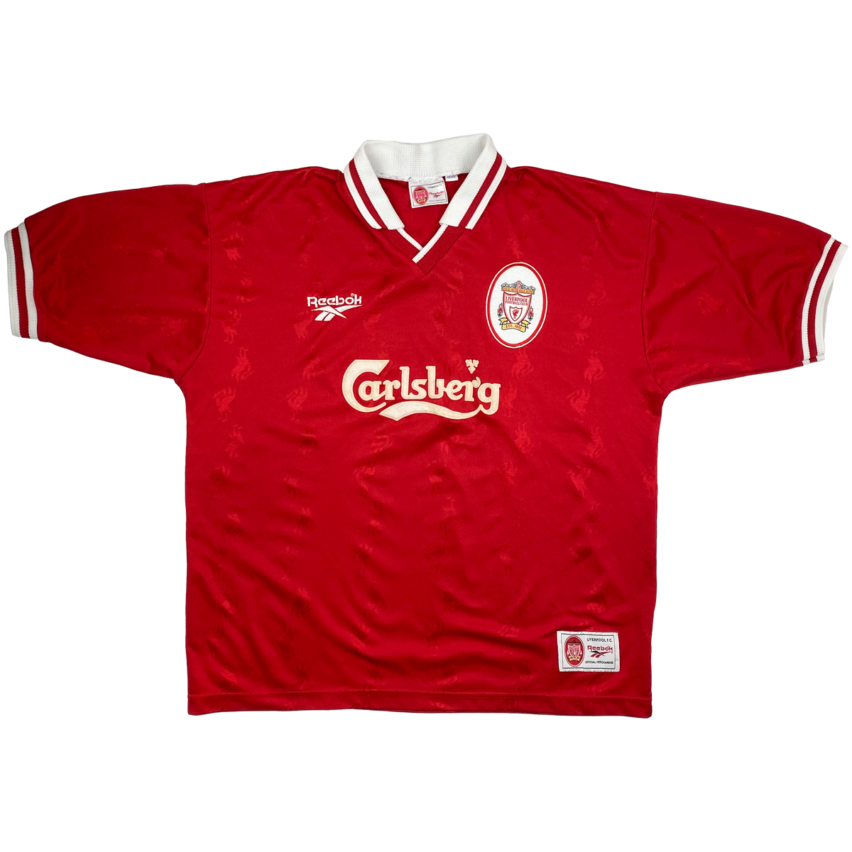 Liverpool Home Shirt (1996-98) - Owen 18 | Extra Large