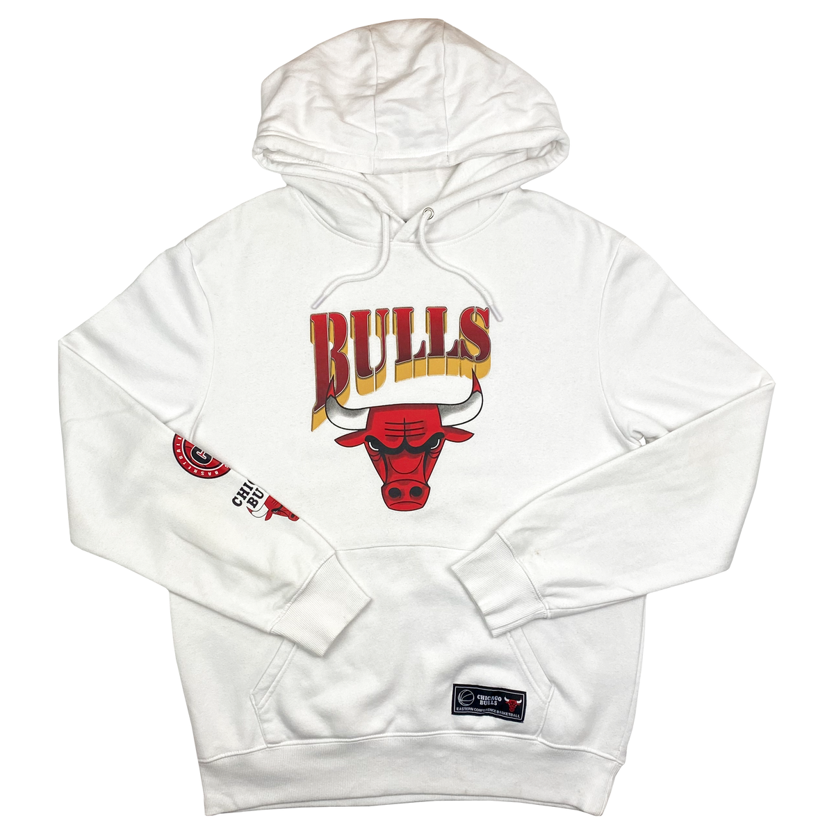 Chicago Bulls White Hoodie | Medium