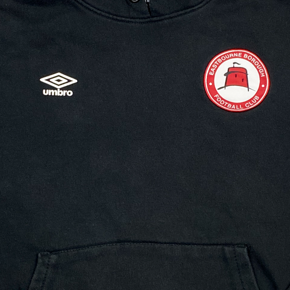 Eastbourne Borough Black Hoodie | Medium