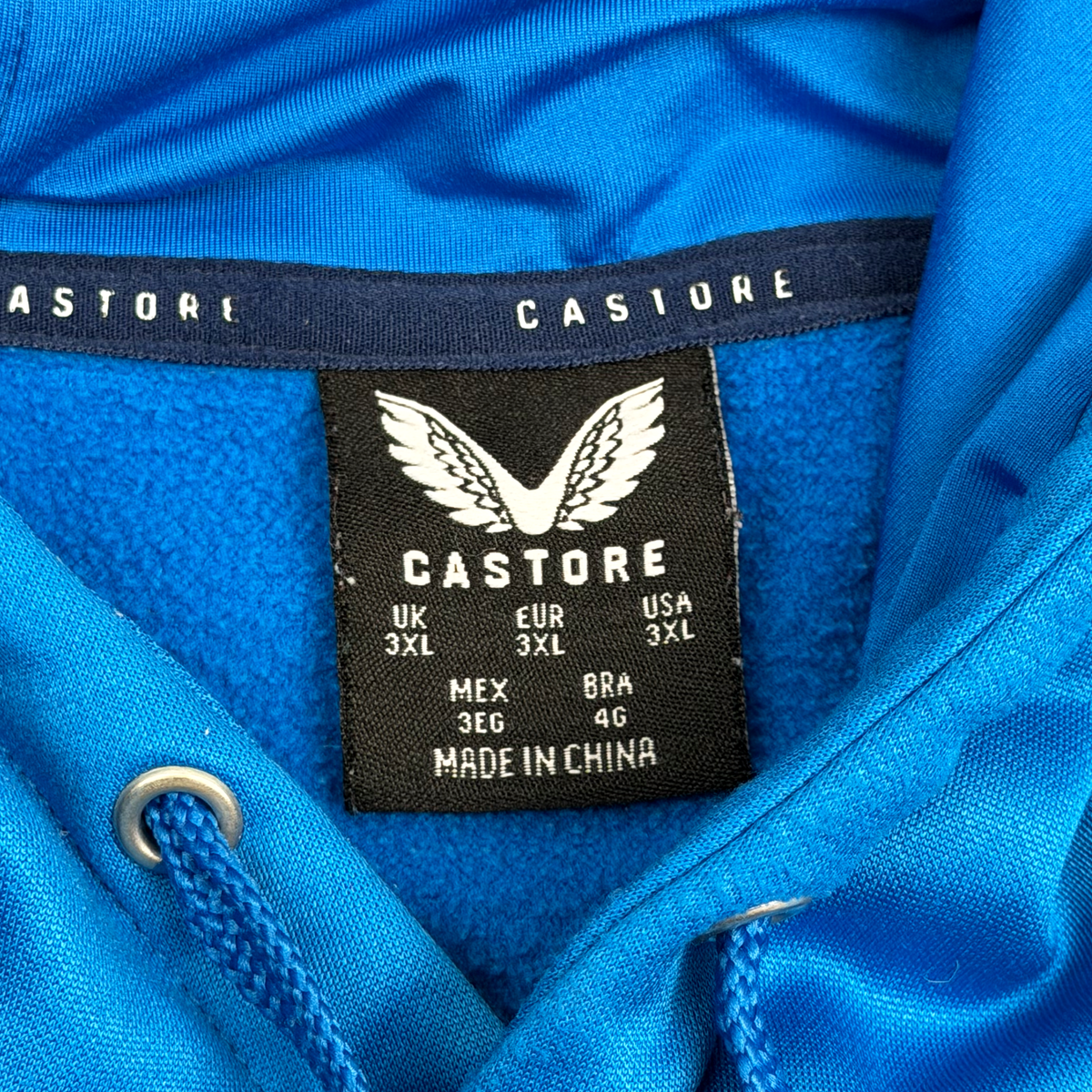 Leinster Rugby Blue Hooded Training Top | XXXL