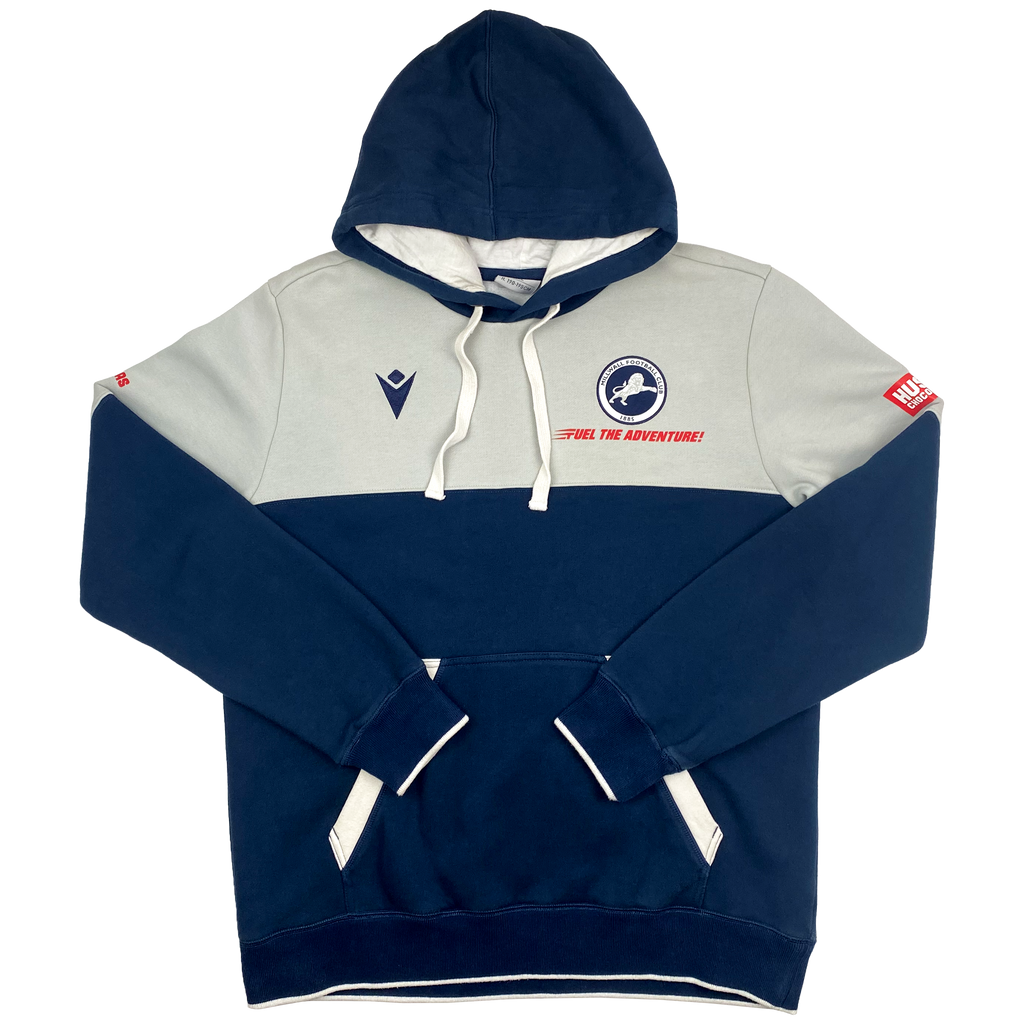 Millwall Navy and Grey Hoodie | XXL