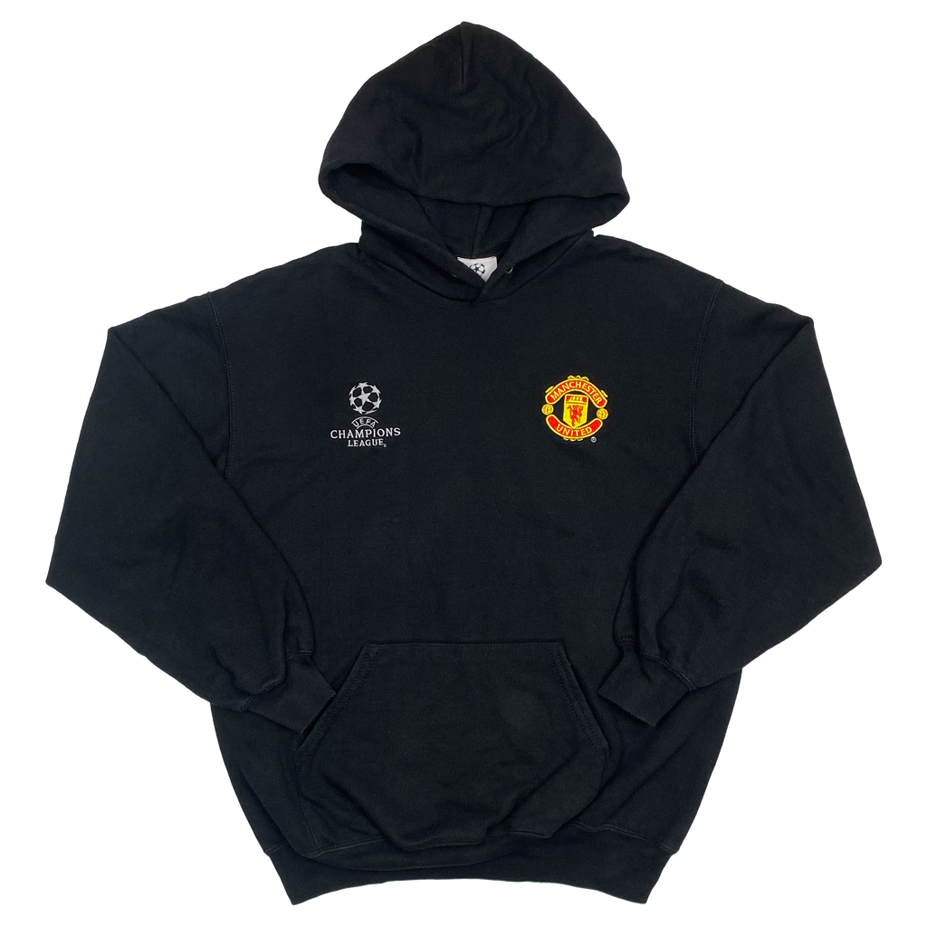 Manchester United Champions League Hoodie Black | Medium
