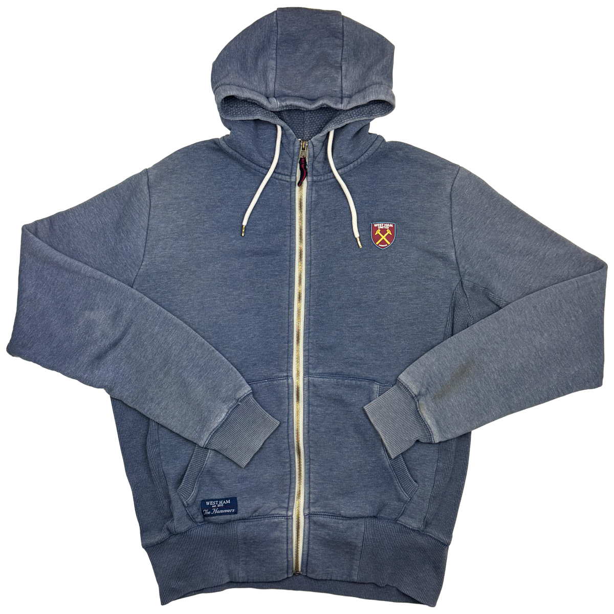 West Ham United Light Blue Hoodie | Small