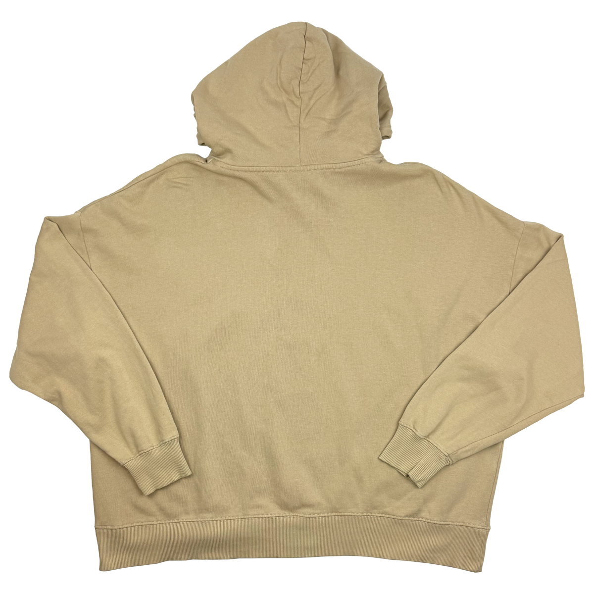 Yale University Sand Oversized Cropped Hoodie | Women's Extra Large