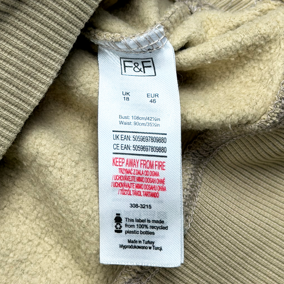 Yale University Sand Oversized Cropped Hoodie | Women's Extra Large