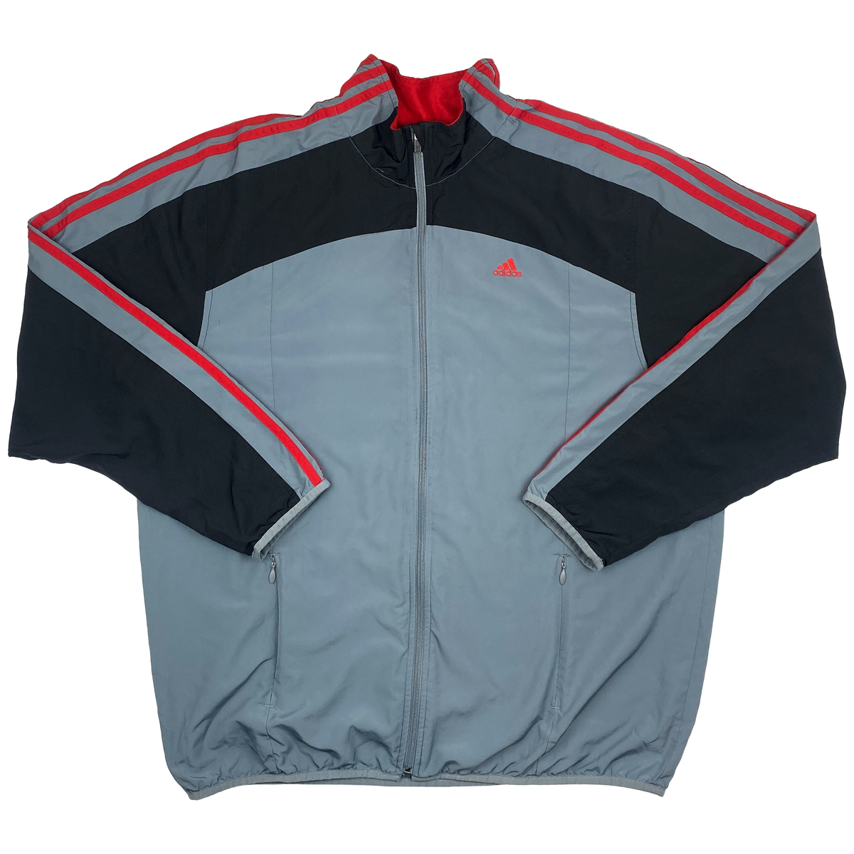 Adidas Vintage Grey Tracksuit Jacket | Extra Large