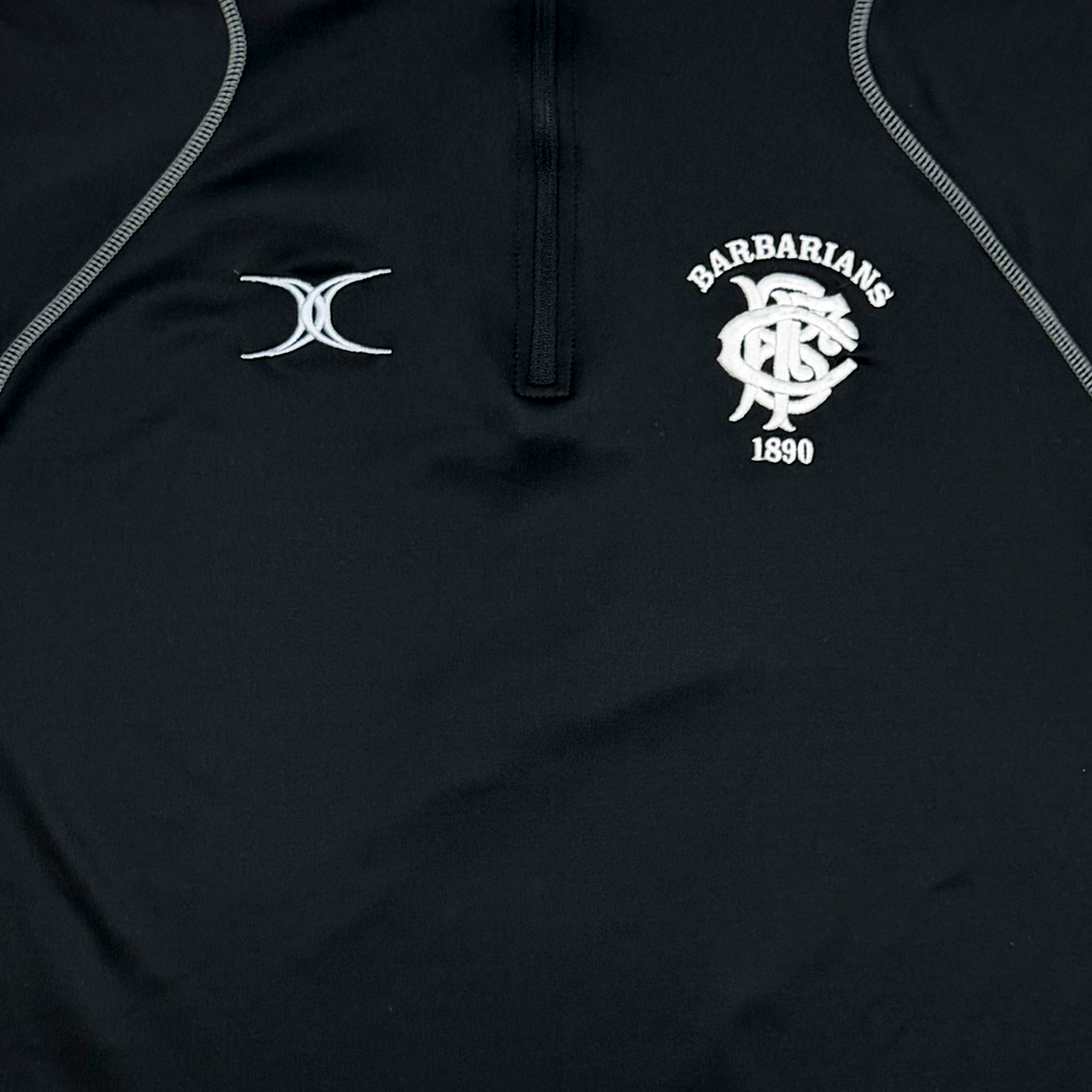 Barbarians Black Full-Zip Track Top | Medium