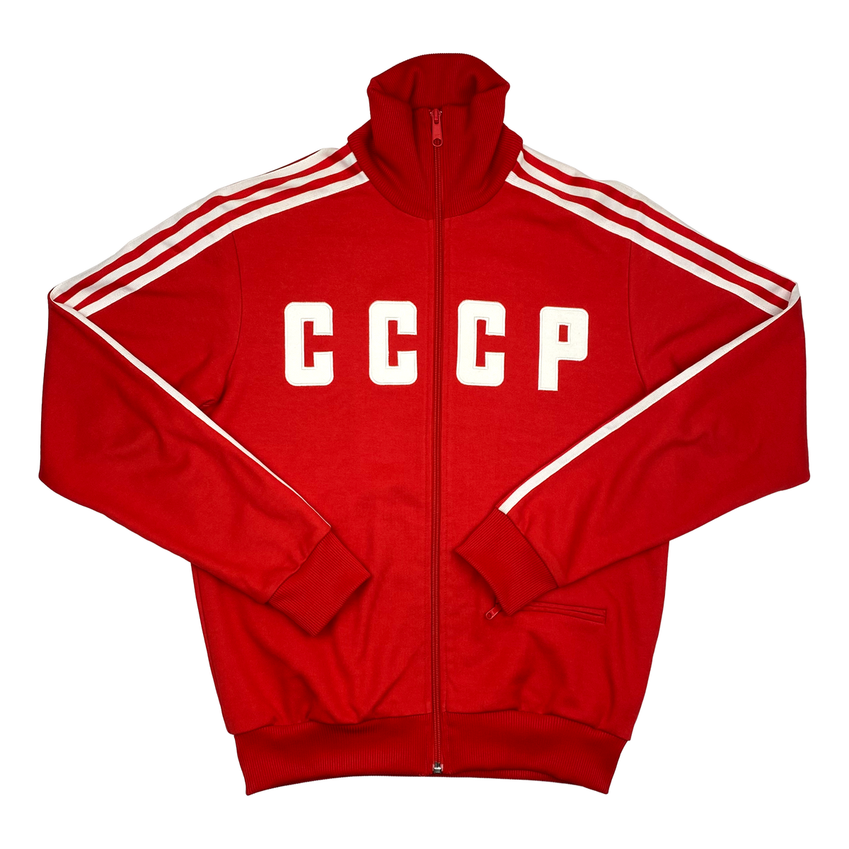 CCCP Red Full-Zip Track Jacket | Small