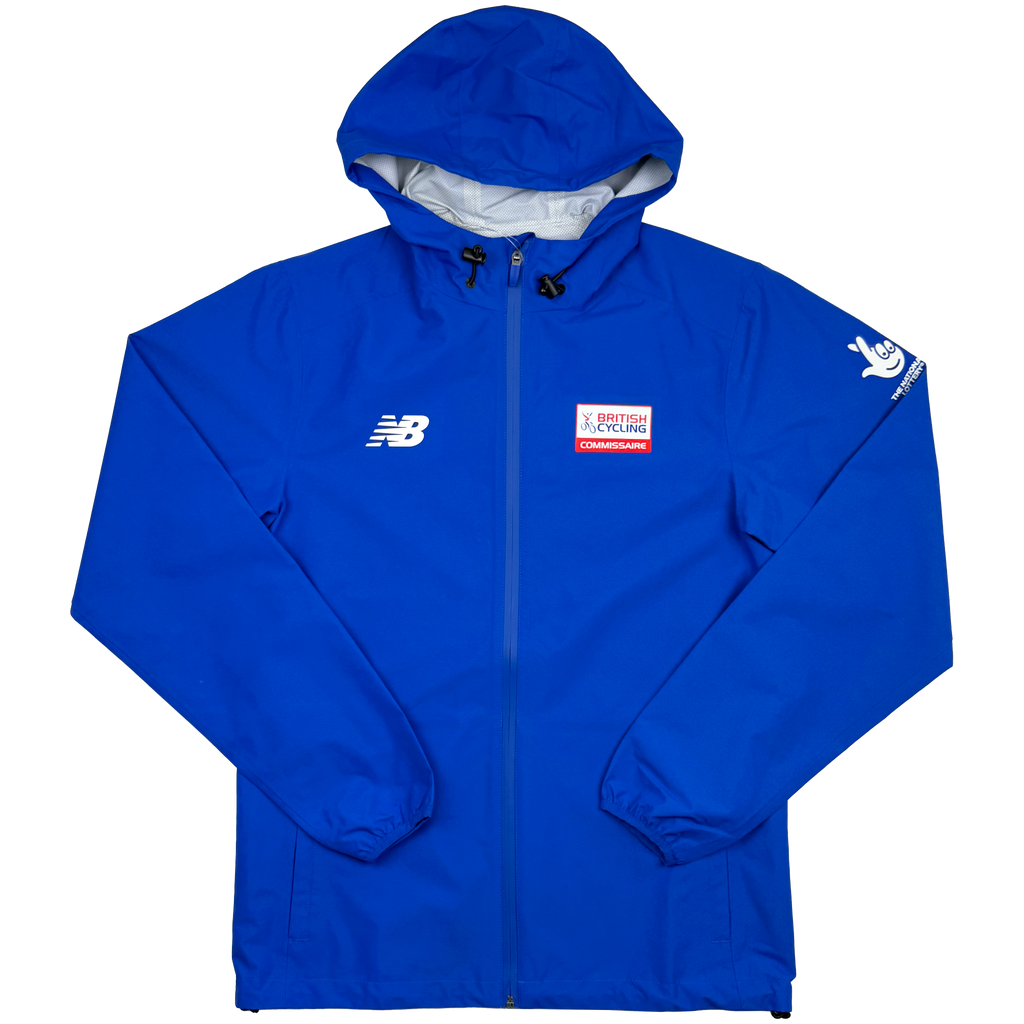 British Cycling Blue Commissaire Rain Jacket | Small