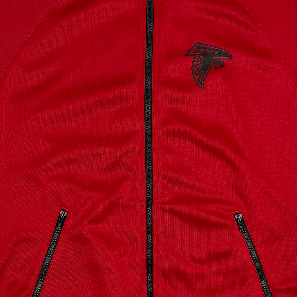 Atlanta Falcons Red Full-Zip Track Jacket | Women's Large