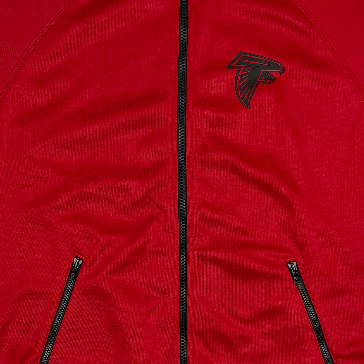 Atlanta Falcons Red Full-Zip Track Jacket | Women's Large