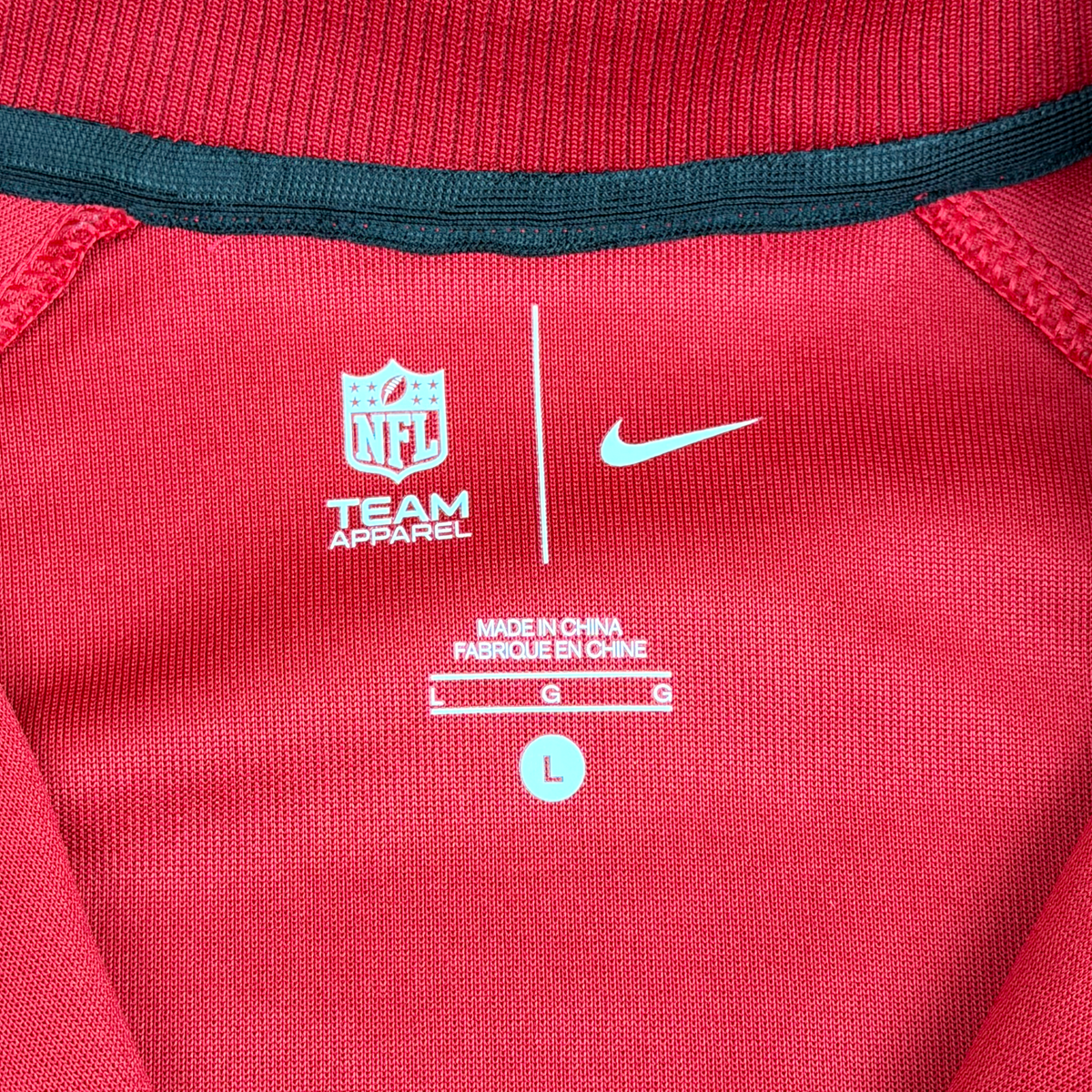 Atlanta Falcons Red Full-Zip Track Jacket | Women's Large