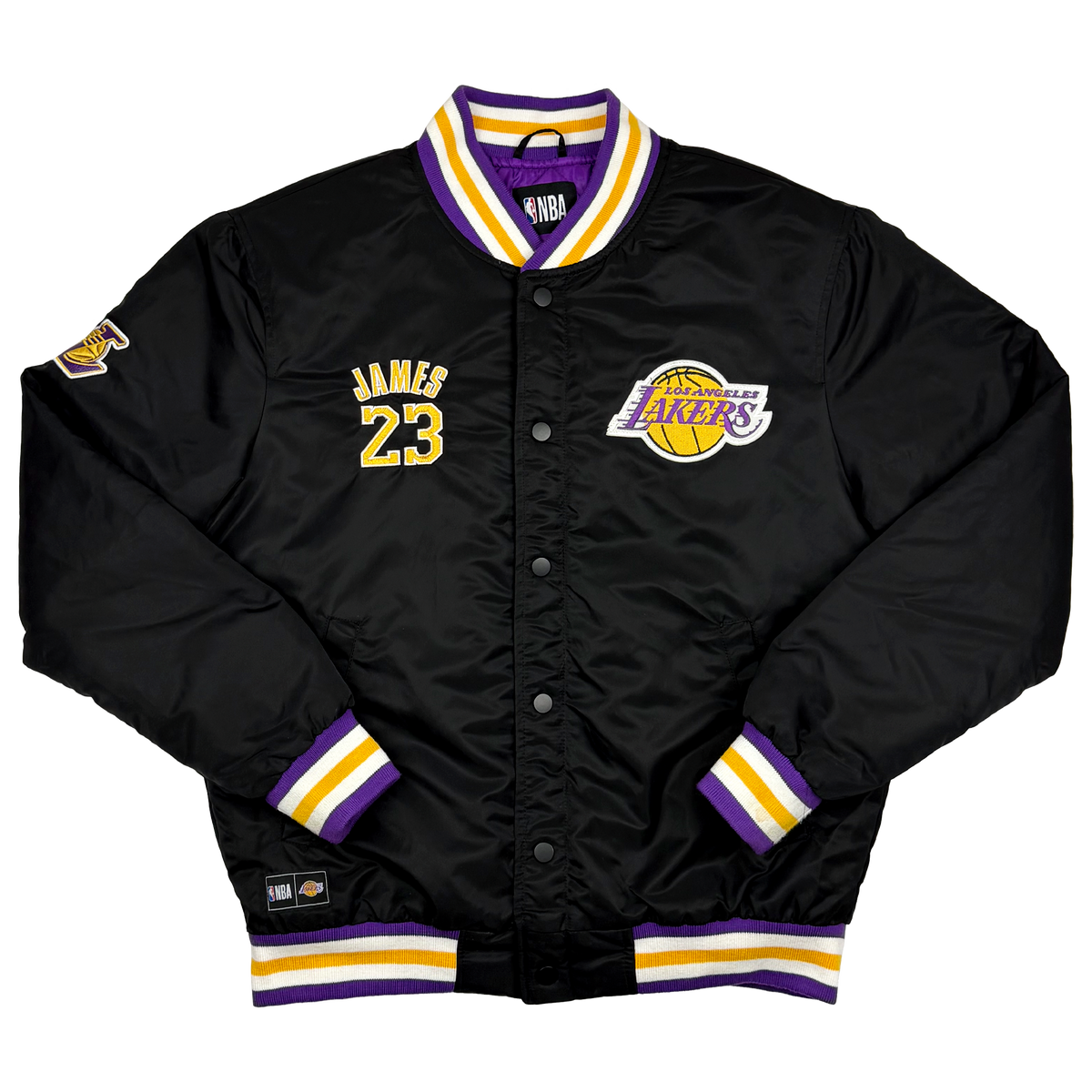 Los Angeles Lakers LeBron James Bomber Jacket | Small