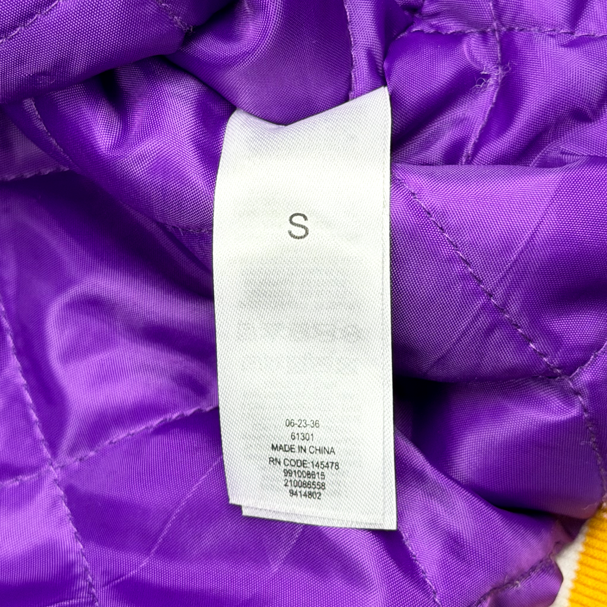 Los Angeles Lakers LeBron James Bomber Jacket | Small