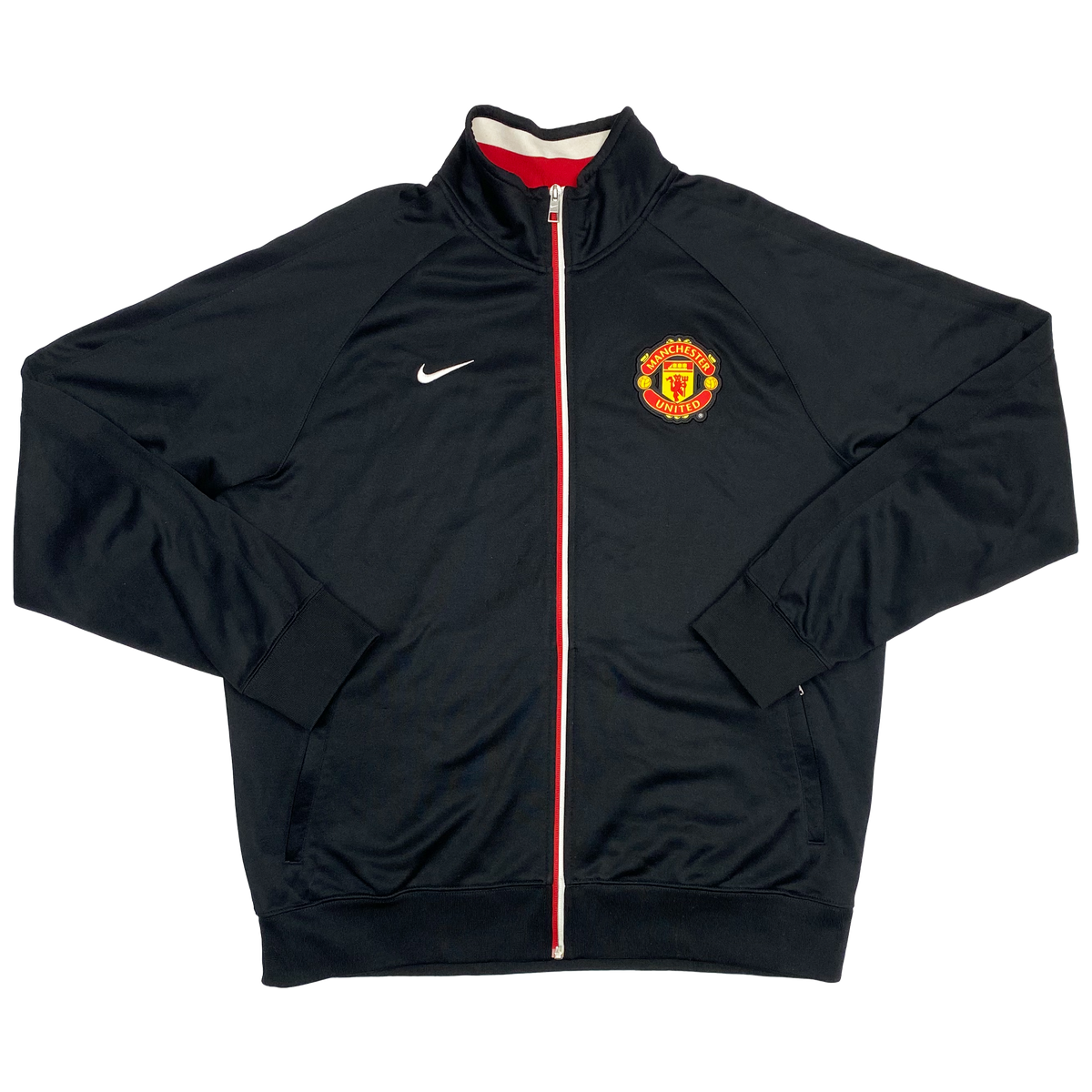 Manchester United Black Track Jacket (2013-14) | XXL