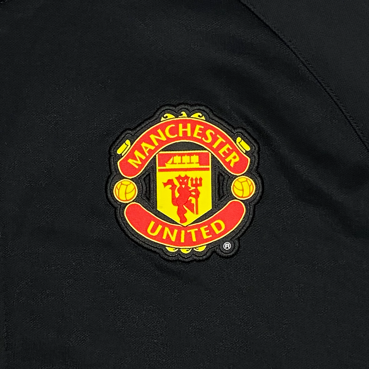 Manchester United Black Track Jacket (2013-14) | XXL