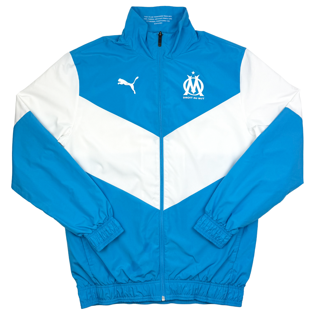 Olympique Marseille Pre-Match Track Jacket (2021-22) | Small
