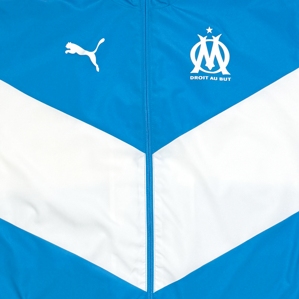 Olympique Marseille Pre-Match Track Jacket (2021-22) | Small
