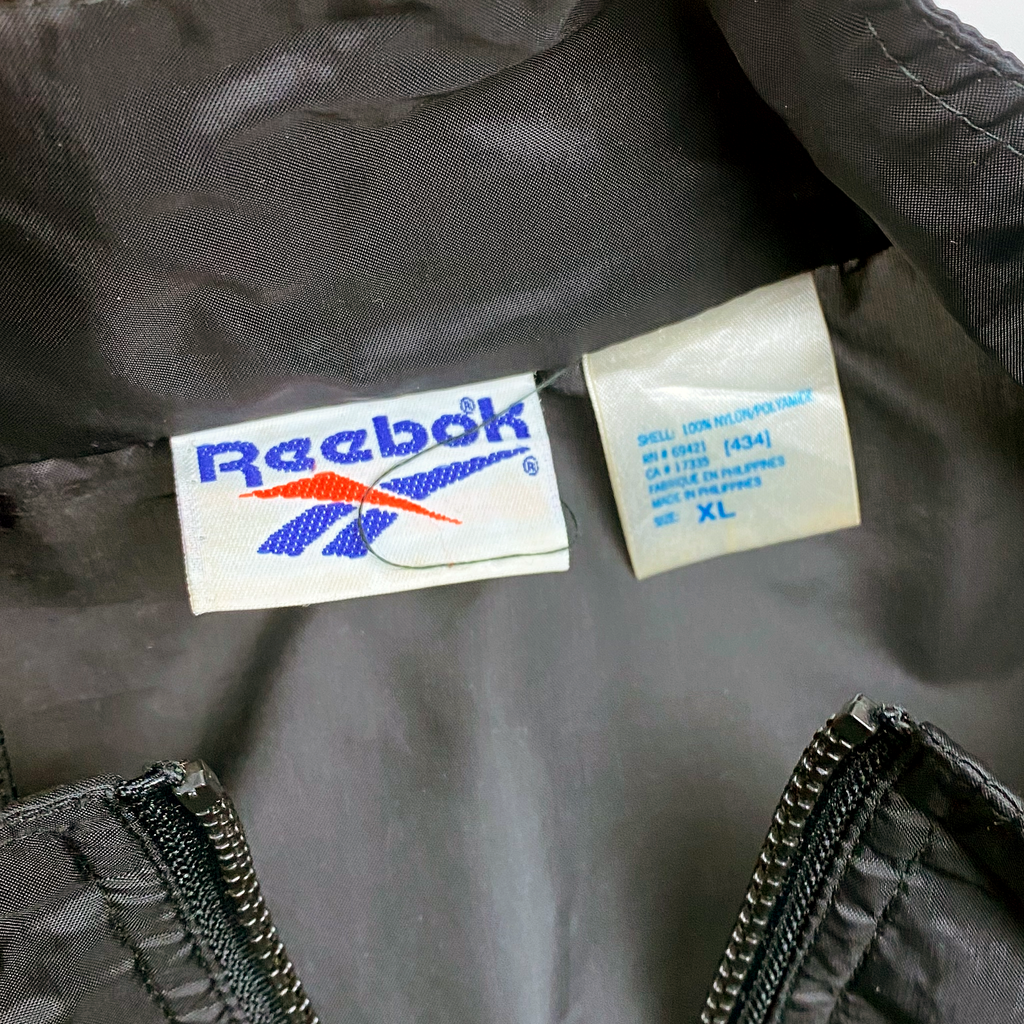 Reebok Black Windbreaker | Extra Large