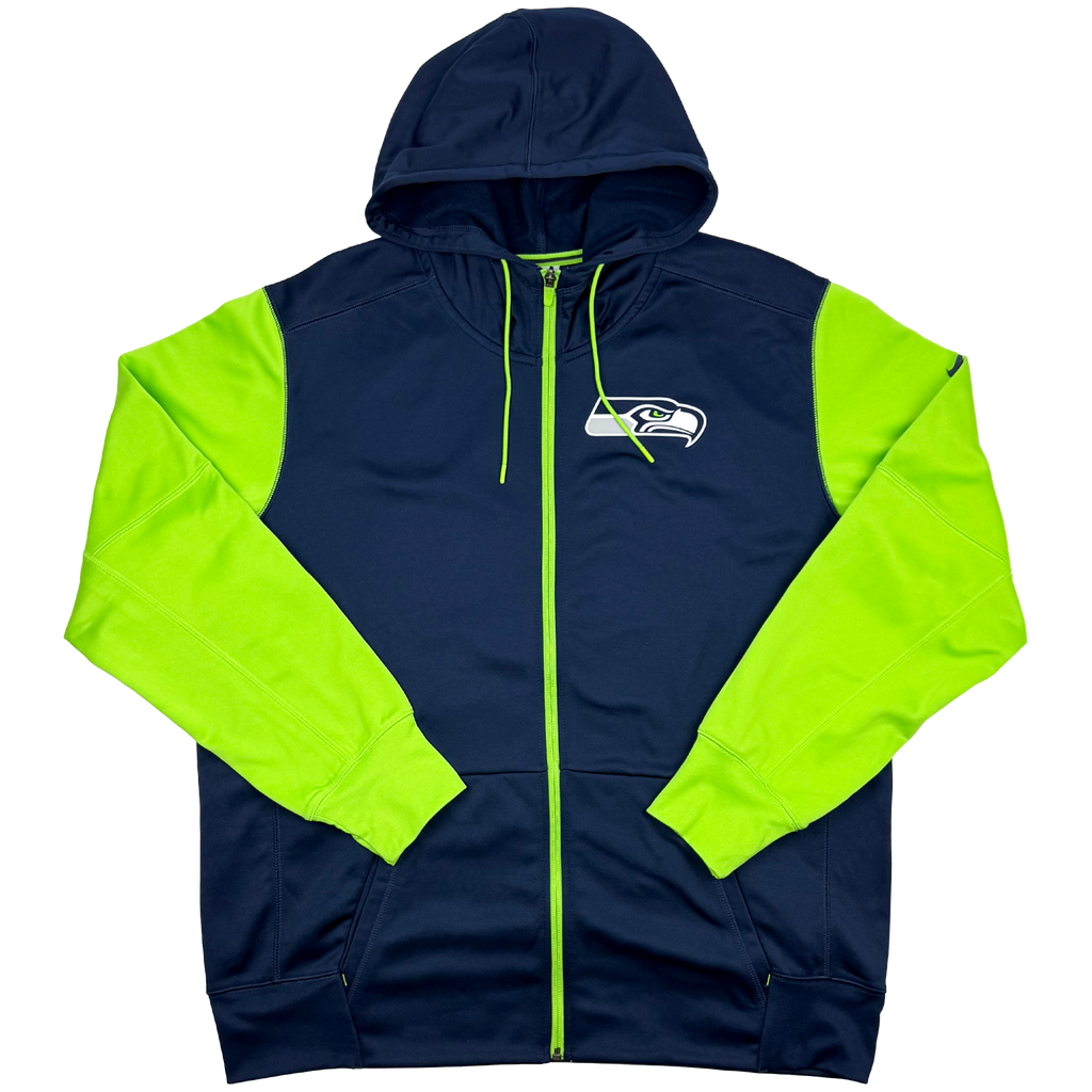 Seattle Seahawks Full-Zip Hooded Training Top (2023) | Extra Large