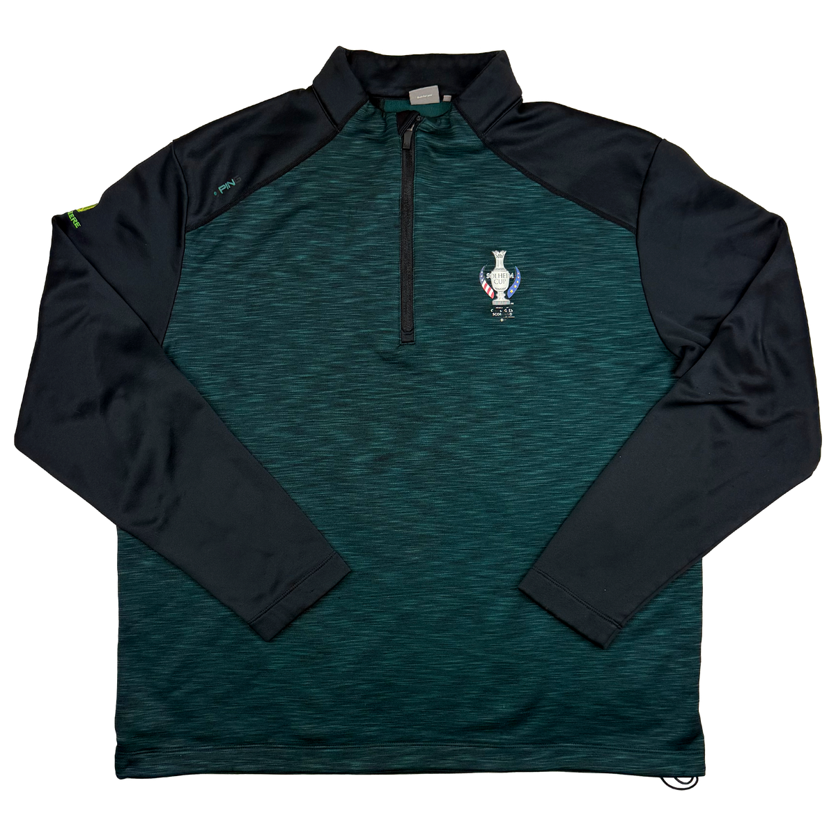 Solheim Cup 2019 Green and Black Quarter-Zip | Women's XXL