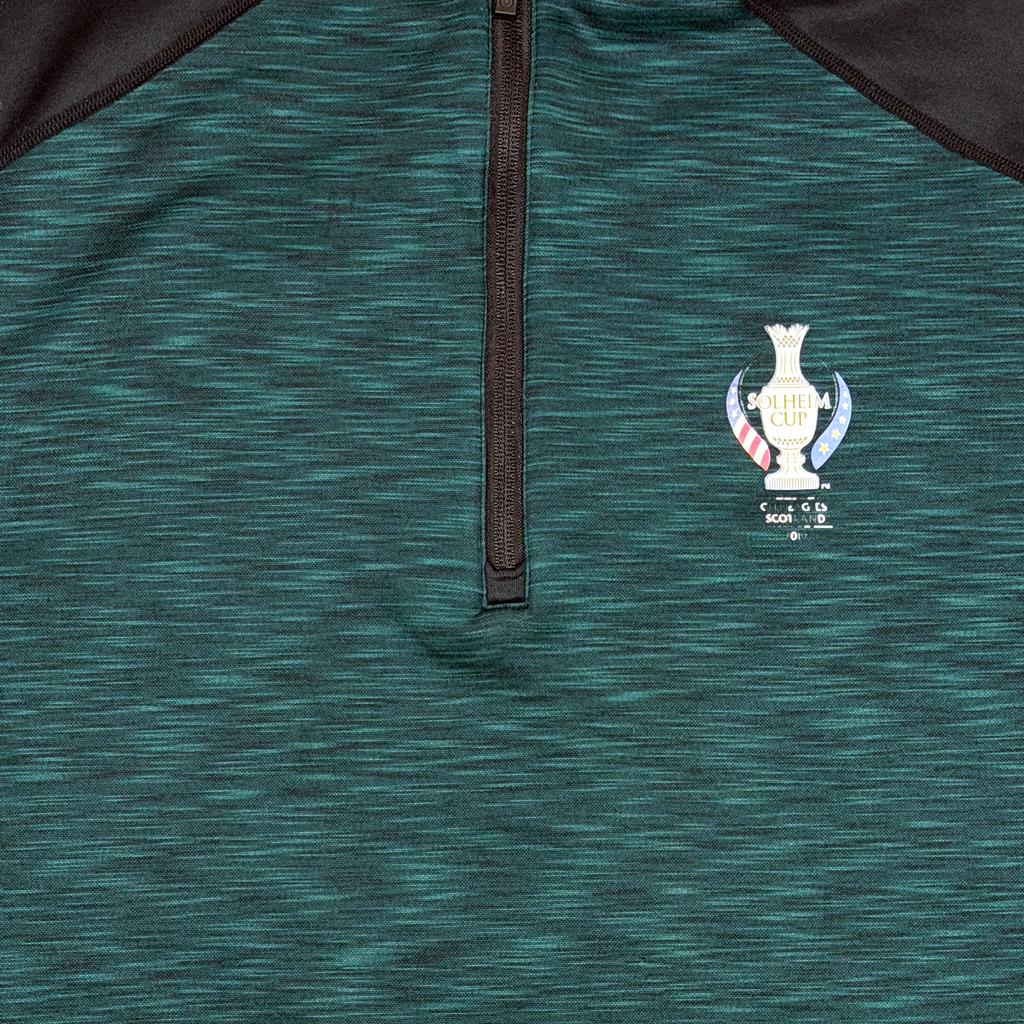 Solheim Cup 2019 Green and Black Quarter-Zip | Women's XXL