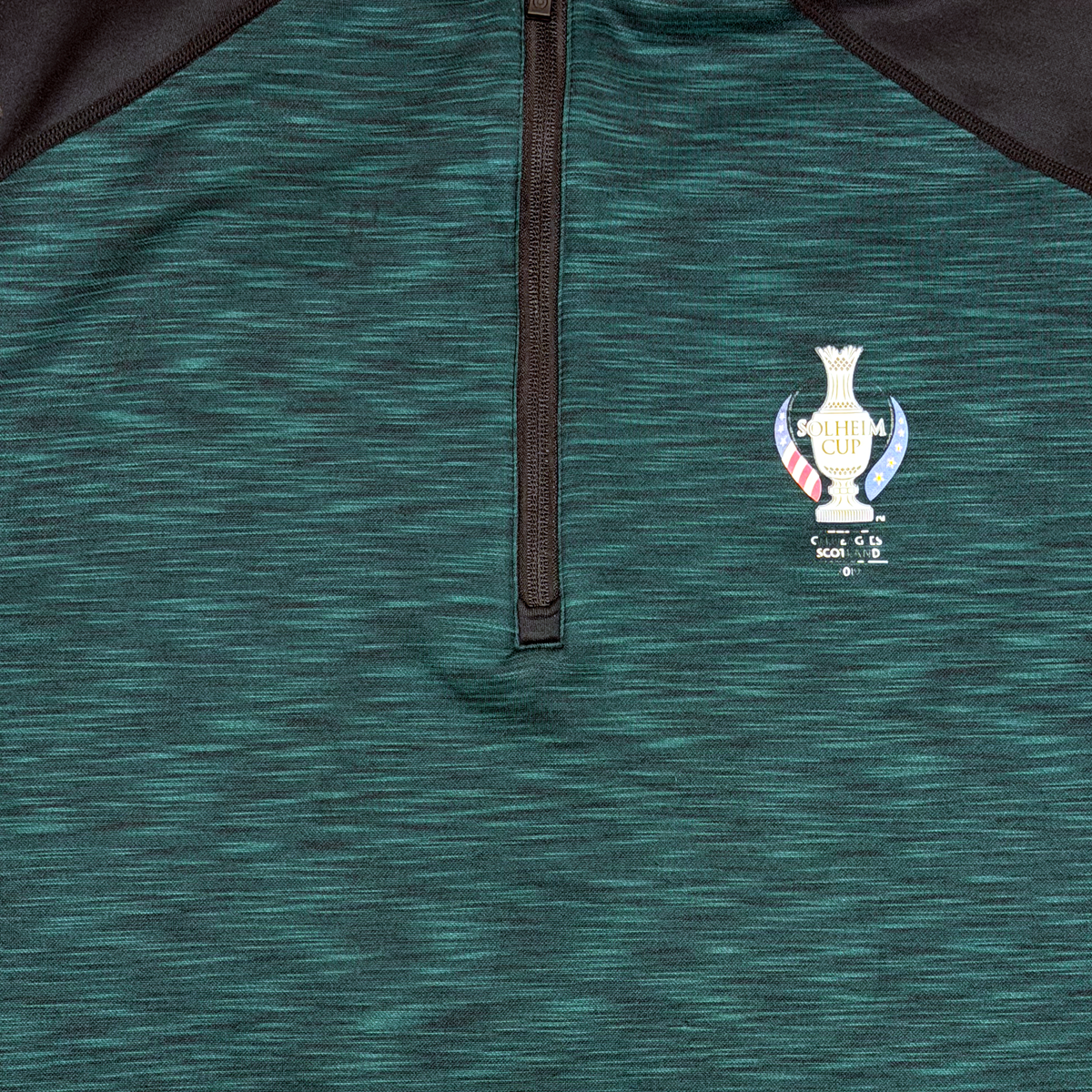 Solheim Cup 2019 Green and Black Quarter-Zip | Women's XXL