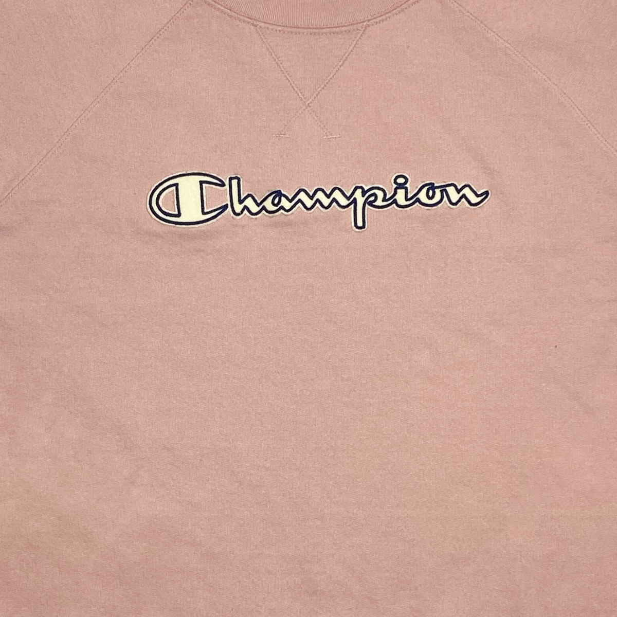 Champion Salmon Sweatshirt | Women's Medium