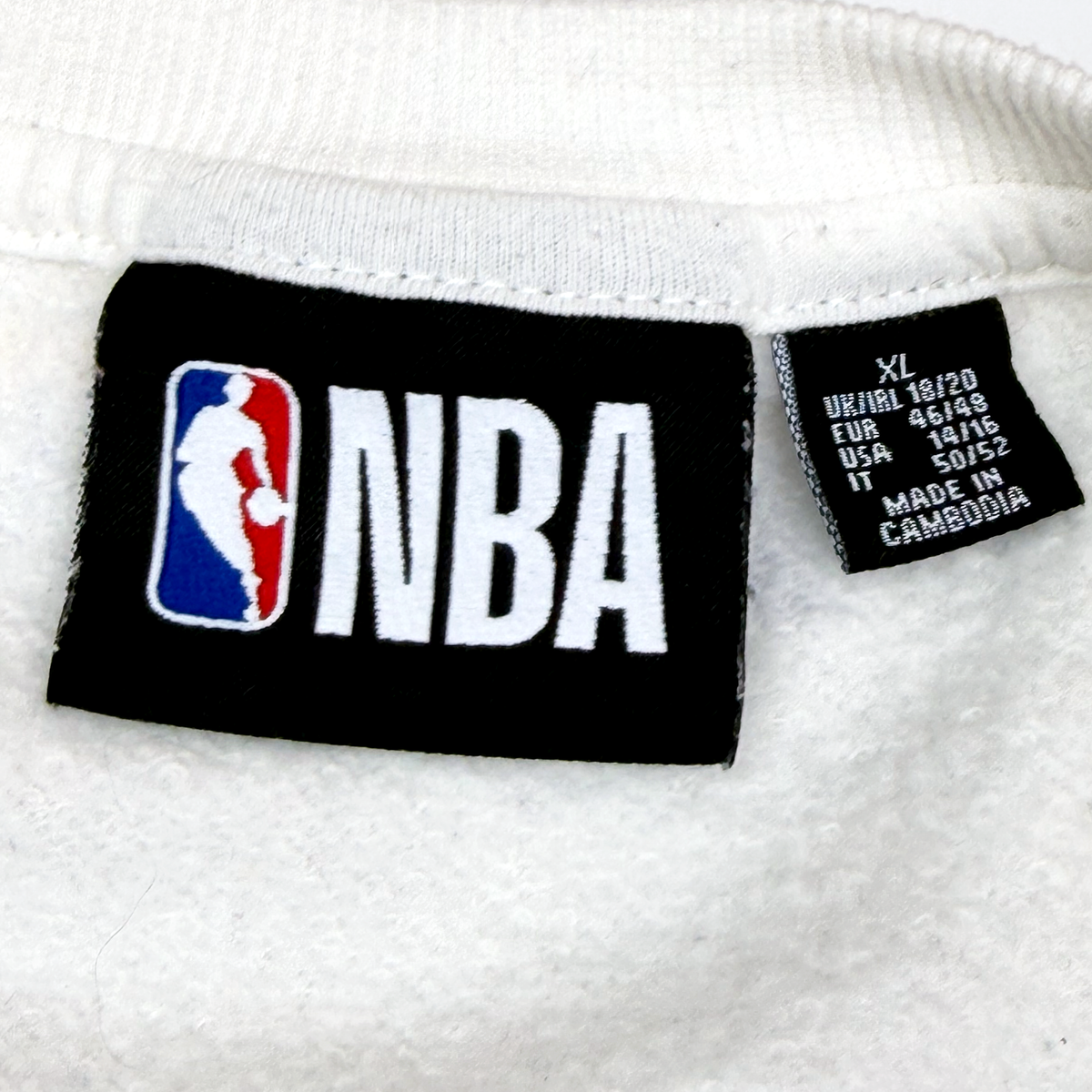 Los Angeles Lakers Oversized White Sweatshirt | Extra Large