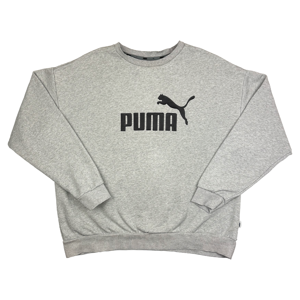 Puma Grey Logo Sweatshirt | Women's XXL
