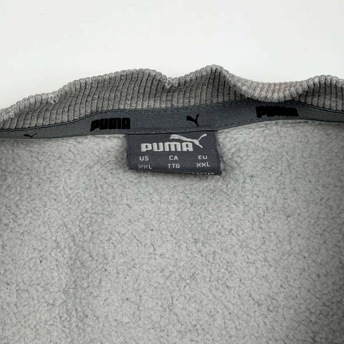 Puma Grey Logo Sweatshirt | Women's XXL