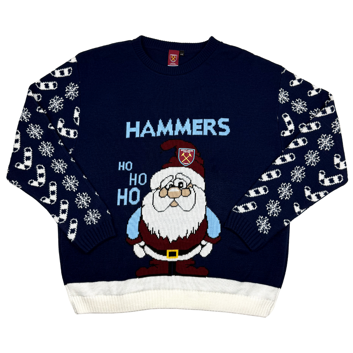 West Ham United Hammers Ho! Ho! Ho! Christmas Jumper | XXL