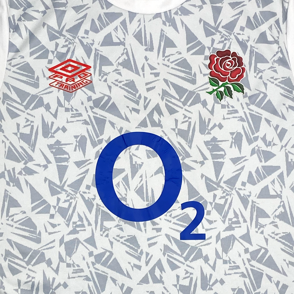 England Rugby Union Warm-Up Shirt White (2023) | Medium