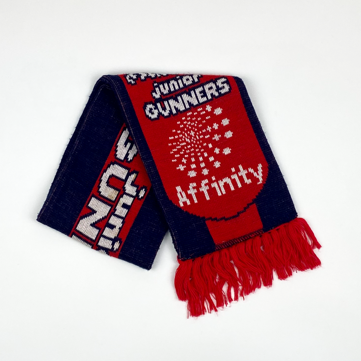 Arsenal Navy and Red Junior Gunners Vintage Scarf