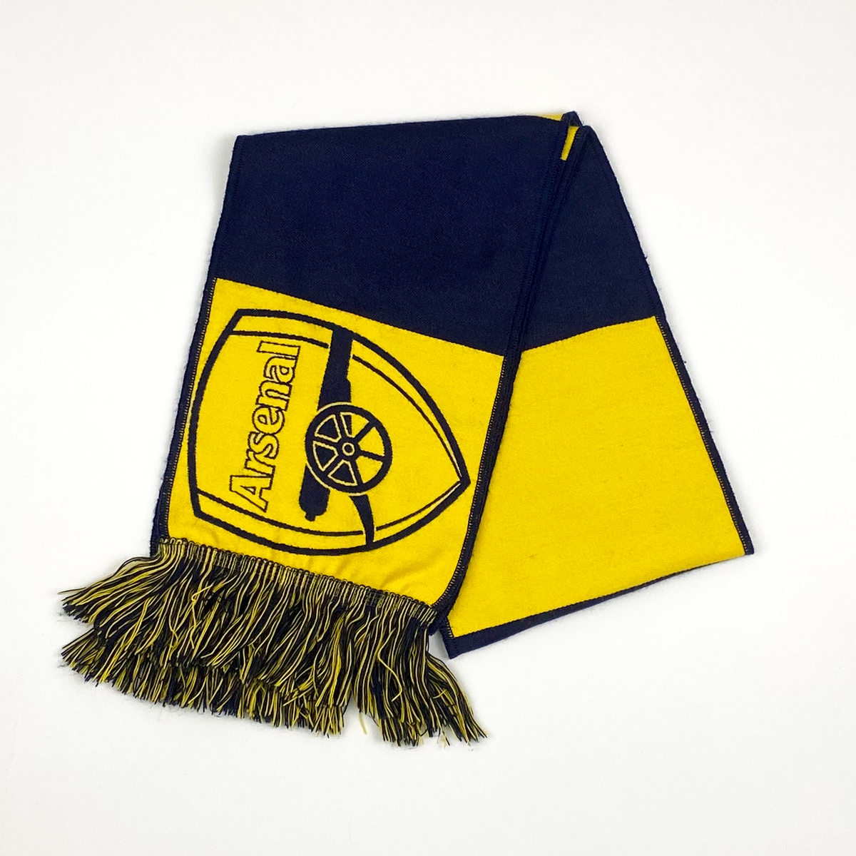 Arsenal 2015 FA Cup Navy and Yellow Scarf