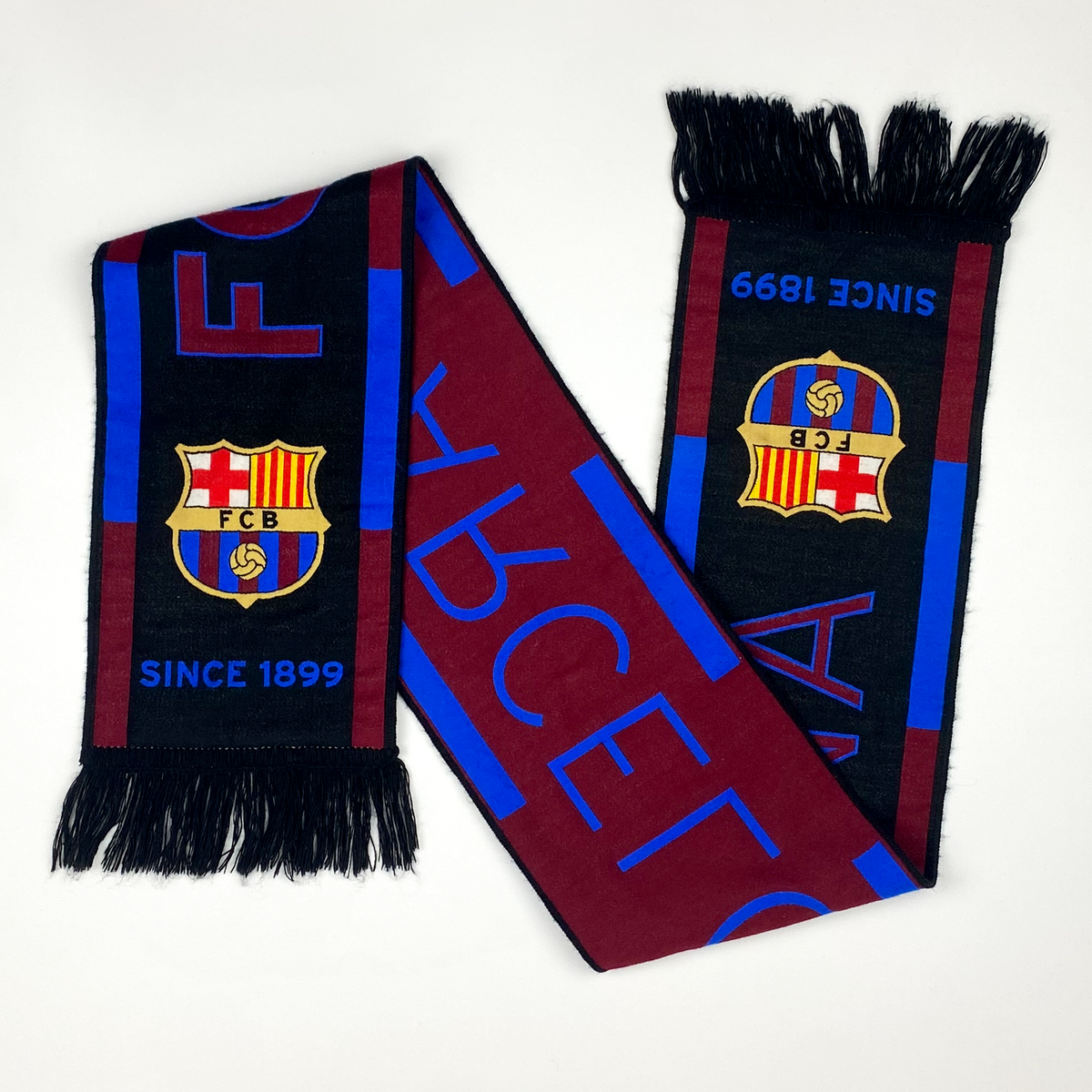 FC Barcelona Black Vintage Scarf