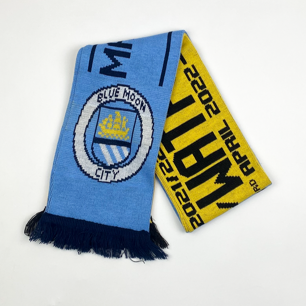 Manchester City vs Watford Half-and-Half Scarf (2022)